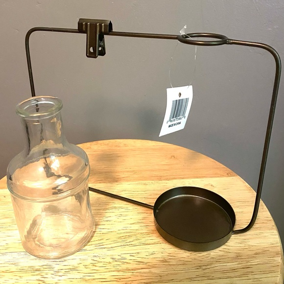 New Photo Clip Frame Stand with Glass Vase - Picture 2 of 11